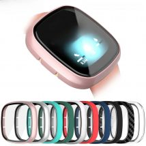 Matte Protective Case for Fitbit versa 3/Sense Cover Screen Protector Full Protective Shell for Versa 3/Sense Accessorie
