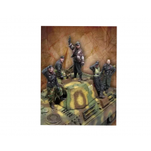 1/35 model kit resin kit    Tank crew members (5 people)