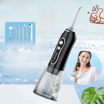 h2ofloss Portable Water Flosser for Teeth Electric Oral Irrigator Dental Water Jet Tooth Pick Rechargeable for Home and Travel