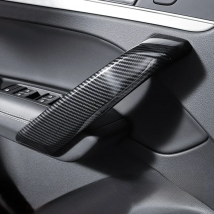 Carbon Fiber Interior Door Handle Cover Accessories For 2017-2024 Audi Q5 Sportback SQ5 2023 2022 2021 2020 2019 2018