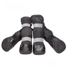 Medium Large Dog Shoes Waterproof Outdoor Winter Boots For Dog Booties Warm Long Non Slip Rain Shoes For Dog Zapatos Para Perro