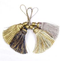 1Pc Crafts Silk Tassel Brush For Cabinet Curtain Home Decoration Handmade Tassels Hanging Pendant Diy Jewelry Accessories