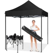 Gazebo pieghevole 2x2m Baldacchino Gazebo pop-up Tenda da giardino esterna commerciale Tenda da matrimonio per feste Altre regolabili senza parete laterale