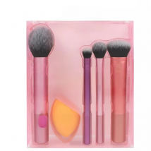 makeup brushes set for cosmetic foundation powder blush eyeshadow kabuki blending real techniques