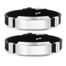 TO MY SON Silicone Courage Bracelets from Mom Dad Length Adjustable Wristband Inspirational Men Woman Jewelry