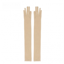 Long Gloves Women Full Finger Sunscreen Gloves Stretchy Mesh See Through Sheer Mittens Anti-UV Driving Hiking Outdoor Gloves