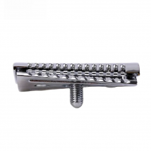 YAQI Top Aggressive Chrome Color  Double-edged Mens Slant Safety Razor Head Replacement Accessory