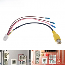 Car 6 Pin DVD Radio RCA Camera Video Input Cable Adapter Wire Connector for Flyaudio G6S G7 G8 G9 6600 7600 Android Navigation