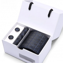 High Quality Silk Ties for Men 145cm Long Fashion Red Necktie 7.5cm Wide Formal Plaid Men's Tie  Drop Shipping