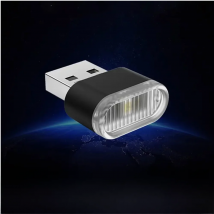 Car Mini USB LED Atmosphere Lights Car Interior Neon Decorative Lamp Emergency Lighting Universal PC Portable Plug and Play