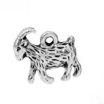 Vintage Easter Charms Goat Sheep Animal Antique Silver Color Metal Pendants DIY Making Necklace Jewelry Gifts 17mmx 13mm,20PCs