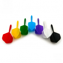 WEDARTER darts 12/9/6pcs Professional Dart Flights 2BA Screw Soft In-one Integrated Dart Flights and Shafts  LT02