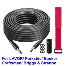 Tubo di prolunga 10M 15M per tubo idropulitrice ad alta pressione LAVOR & Parkside 5800 PSI con connettore