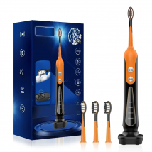 SUBORT S9 Sonic Electric Toothbrush Cordless USB Rechargeable Whitening Toothbrush Waterproof Ultrasonic Automatic Tooth Brush