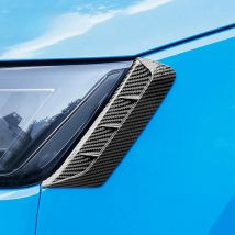 Car Styling For Audi A4 B9 Modified Front Lamp Eyelid Eyebrows Rear light Eyelid Covers Stickers Carbon fiber Auto Accessories