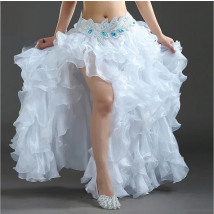HOT SALE! senior yarn belly dance costumes sexy women belly dance stage skirt for ladies belly dance skirts
