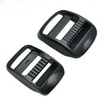3/4" 1"Plastic Ladder Lock Slider Buckle Black for Backpack Straps Webbing Size 20mm 25mm