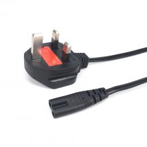 Bolantedz Electric Cord EU Power Cable 2Pin Cable 1.5M 250V 2.5A US Power Cord UK Supply Cable Lead Wire Power for Electrique