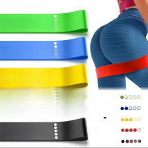 Different Resistance Bands Yoga Band Fitness Exercise Training Hip Tension Band Leg Squat Dance Elastic Loop Stretch Band