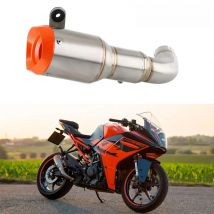 Slip-On Motorcycle Exhaust Muffler with  Link Pipe For KTM RC390 2022-2024  RC 390 exhaust RC390 Mufller