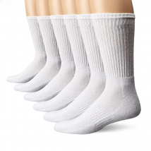 Match-Up Men's sport crew terry socks athletic socks (6 PAIRS)