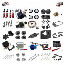 UDIRC UD1601 1602 1603 1604 SG1603 1604 RC Car Accessories Body Assembly ESC Brushless Motor Servo For 1603 Metal Upgrade Parts