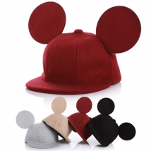 New Lovely Ear Baby Cap Fashion Adjustable Kids Baseball Cap Boys Girls Warm Flat Hat