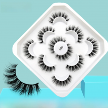 Visofree 5 Pairs Lashes Natural False Eyelashes Fake Lashes Long Makeup 3D Mink Lashes Eyelash Extension Mink Eyelashe Beauty