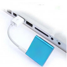 3.5mm Jack AUX to USB 2.0 Charger Data Sync Audio Adapter Cable for Apple iPod Shuffle 3rd 4th 5th 6th Gen MP3 MP4 Player