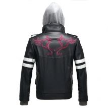 High Quality New Prototype Alex Mercer Cosplay Costume Embroidered Jacket PU Leather Coat Halloween Costumes for Women/Men S-4XL