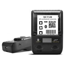 NETUM-impresora térmica de etiquetas Bluetooth, Mini impresora portátil de recibos de 58mm, pequeña para teléfono móvil, Ipad, Android/iOS, rápida y gratuita