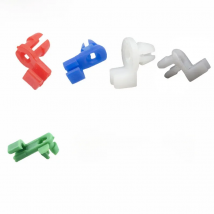 30 Pieces Auto Universal Plastic Door Round Head Lock Rod Clip Side Fasteners Retainer Rivet Car Wire Clips