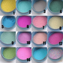 0.1-0.5mm 3d Tiny Glass Caviar Art Ball Beads Candy color Nail Tips Sticker Decoration 15g BL008