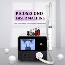 Nuova macchina laser portatile per la rimozione del tatuaggio al picosecondo Q-Switch ND Yag Micro laser per la rimozione dei pigmenti Micro laser per l'acne