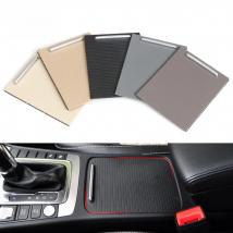 Car Chrome Drink Armrest Center Console Cup Holder Roller Cover  Water Cup Holder Panel Cap Replacement For Passat B6 B7 CC