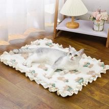 KEMORELA 1PCS Upgraded Double-Sided Pet Sleeping Mat Cat Dog Universal Blanket Pad Pet Supplies Four Seasons Thickened Warm Pad