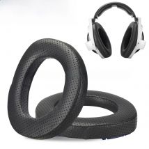 Carberon Perforated Sheepskin Ear Pads Fenestrated Lambskin Ear Cushions for Sennheiser HD800,HD800S and Drop HD8XX Headphones