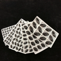 ALL Size Black Navette Sew on Crystal Rhinestones Flatback Marquise Sew on stone for Making wedding DIY  bags shose