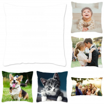 MIAOTU Custom Cushion Cover DIY Customized Throw Pillow Home Decorative Square Wedding Pets Baby Print Pillowcase Drop Shipping