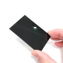 Size 50x75x2mm Rectangle Shape Black 365nm UV Pass Filter Glass ZWB2 UG1
