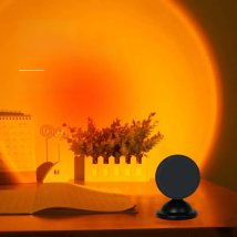 Mini USB Sunset Lamp Led Projector Night Light 16 Colors Switch Rainbow Atmosphere Home Bedroom Background Wall Decoration Gift