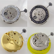 Gold/Silver Genuine Miyota 8215/821A Automatic Movement White/Black Date Wheel High Accuracy