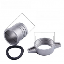 2 Inch 3 Inch Water Pump Fittings Aluminum Pipe Connecting Wrench With Rubber Gasket Pump Connector Pipe Fitting Gasoline Parts