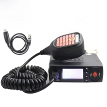 BAOJIE BJ-218 High Power 25W Mini Mobile Car Walkie Talkie UV Dual Band 136-174 & 400-470MHz FM Radio Shipping from Moscow