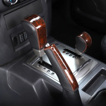 For Mitsubishi Pajero V97V93V98V95 Shift Knob Head Cover holster Decoration Accessories Hand Sewing Gear Handbrake Sleeve