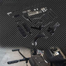 Motorcycle Black Forward Controls Complete Kit Pegs Levers Linkages For Harley Sportster XL883 XL1200 2004-2013 2014-2021 2022