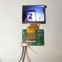 3.5” TFT LCD display module kit LQ035NC111 320*240 4:3 NTSC/PAL auto switch AV in RCA driver board Kit brightness Color adjust