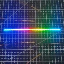 1PCS WS2812 1010 Ultra Fine Flexible Light Strip Welded 34/56/112 Lights Length 6cm/10cm/20cm Colorful Lightings Bar for RC Car