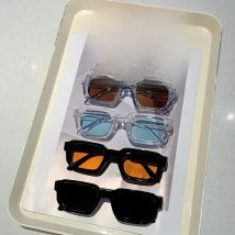 New Men Vintage Rectangle Frame Sunglasses Fashion Retro Sun Glasses Luxury Brand Design Glasses UV400 Eyewear Women Goggles