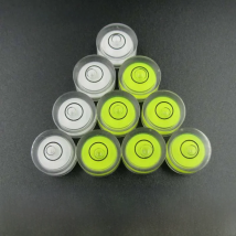 HACCURY Arcylic Mini Spirit Level beads High Precision Plastic Bubble Levels Green/White Color Size 18*9 19*10mm